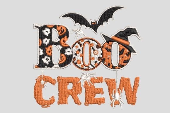 Boo Crew Horror Halloween Ghost Embroidery Review
