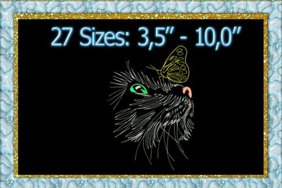 Cat with a Butterfly Embroidery Review
