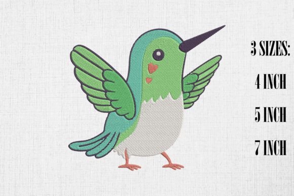Cute Hummingbird Embroidery Design Review