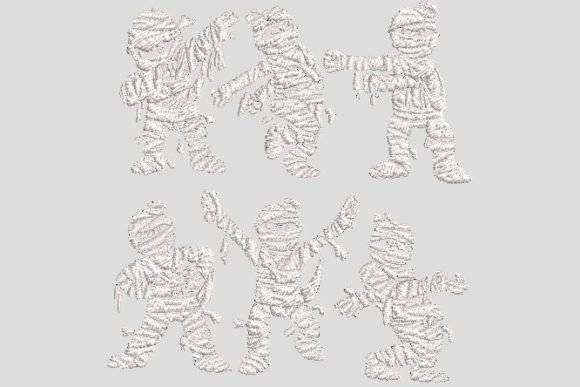 Dancing Mummy Halloween Embroidery File Review