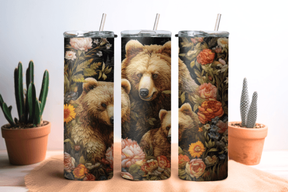 Evaluating Embroidery Bear Tumbler Wrap for Etsy Success
