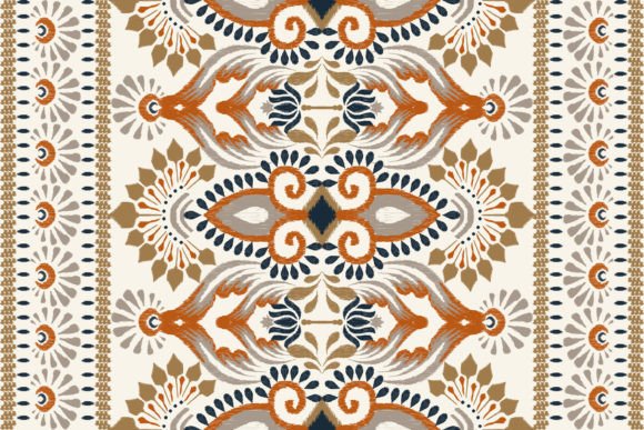 Evaluating Ikat Floral Paisley Embroidery for Etsy