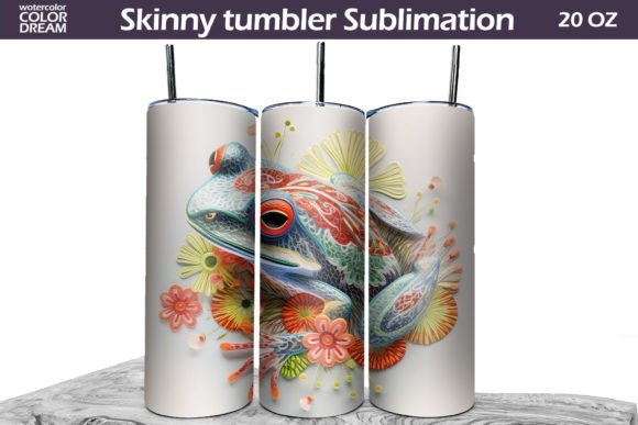 Frog Embroidery Tumbler: A Designer’s Craft Fair Review