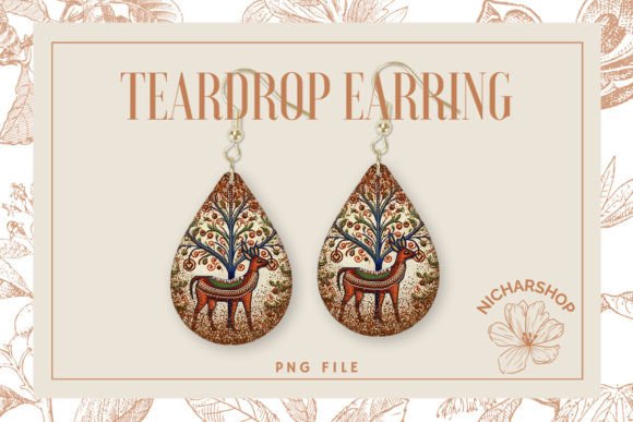 Review: Christmas Deer Embroidery Teardrop2 for Holiday Sales