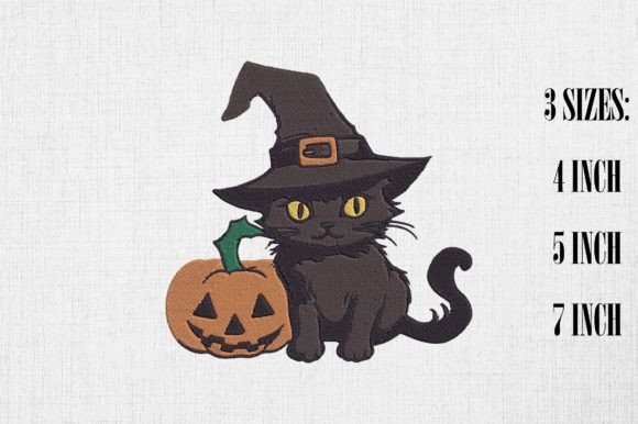 Review: Cute Black Cat Halloween Embroidery 4