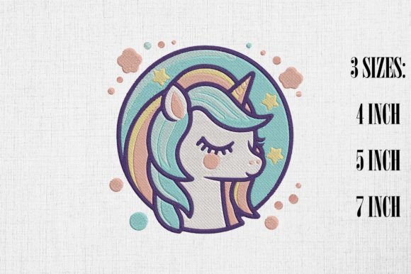 Review: Cute Kawaii Unicorn Embroidery Design for Business