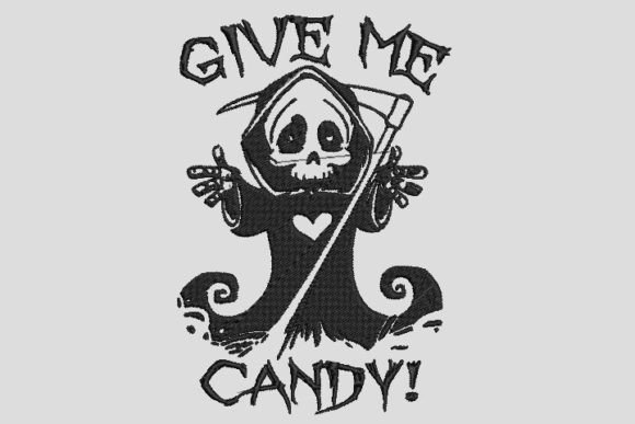 Review: Death Give Me Candy Halloween Embroidery