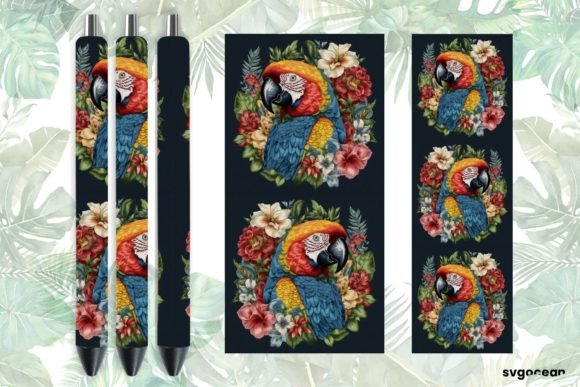 Review: Embroidery Parrot Pen Wraps Sublimation