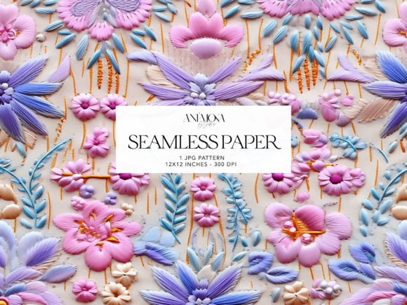 Review: Floral Folk Embroidery Background for Gifts