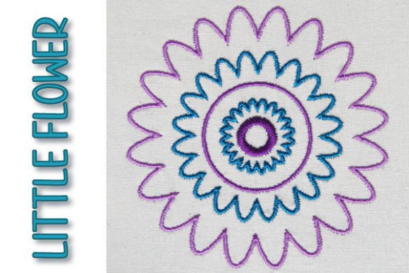 Review: Little Flower Embroidery File for Craft Fairs