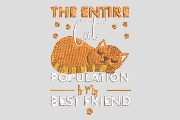 Review: The Entire Cat Population Embroidery Cat