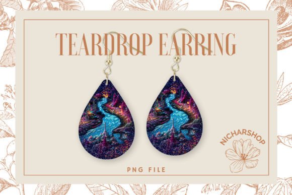 Reviewing Fantasy Embroidery Teardrop Earring1