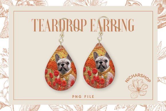 Reviewing the Dog Flower Teardrop Earring Design