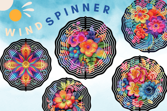 Reviewing the Flower Embroidery Wind Spinner Template