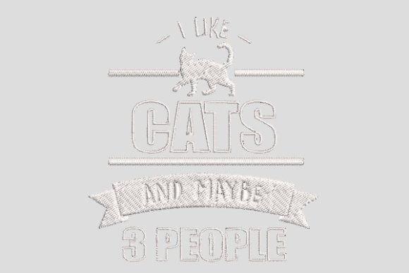 Reviewing the Funny White Cat Embroidery File