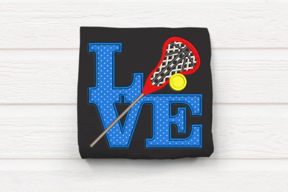 Reviewing the Love Lacrosse Applique Design