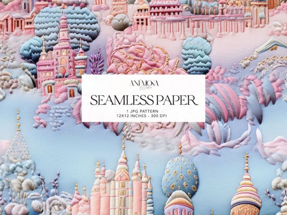 Reviewing Winter Castle Embroidery Background
