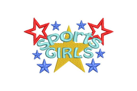 Sports Girls Font with Star Embroidery Review